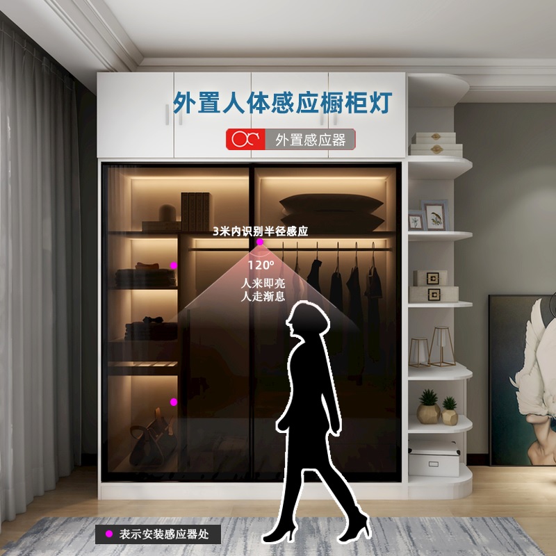 智能人体感应橱柜灯